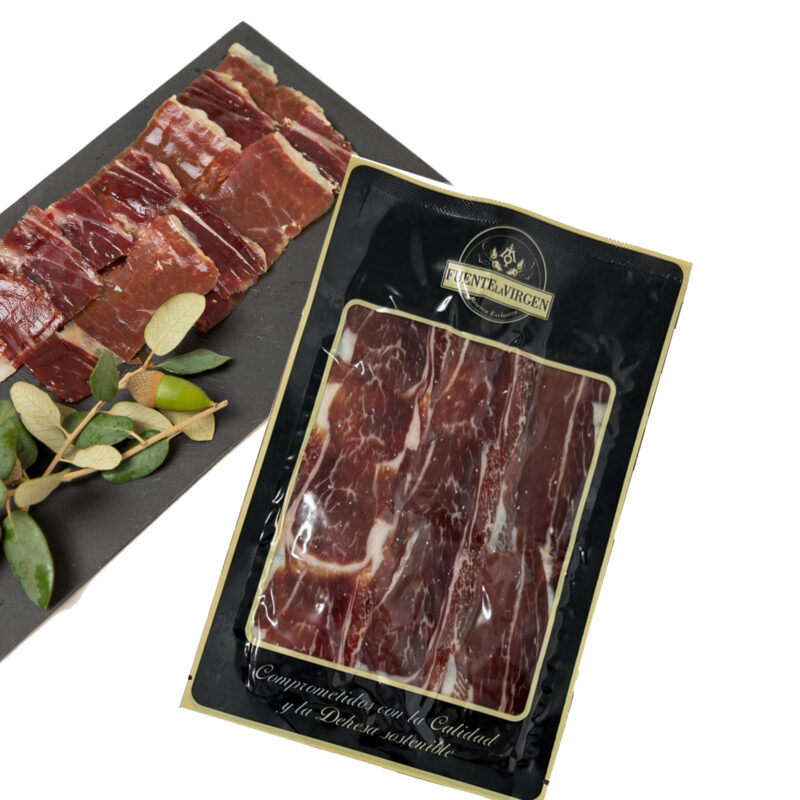 Sobre de 100 gr. Jamón de bellota ibérico 75% raza ibérica